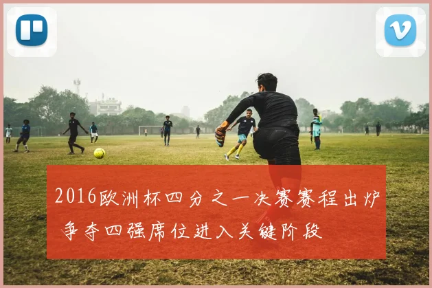 2016欧洲杯四分之一决赛赛程出炉 争夺四强席位进入关键阶段